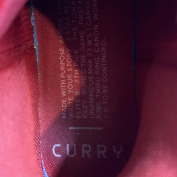 Under Armour Steph Curry 8 Flow TB 3024785-605 Red Patent White Men's 14 Shoes - Picture 8 of 11